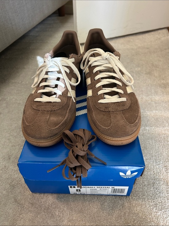 adidas Shoes - adidas Handball Spezial Suede Sneakers - Brown & Cream
